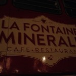 PANCARTE FONTAINE MINERALE